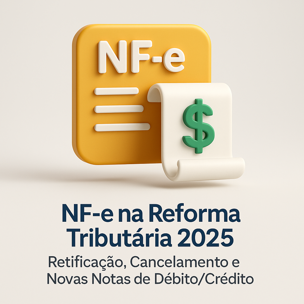 NF-e na Reforma Tributária 2025 : Retificação, Cancelamento e Novas Notas de Débito/Crédito 